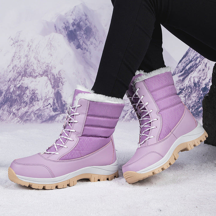 Apple | Waterproof Plush-Lined Mid-Calf Snow Boots