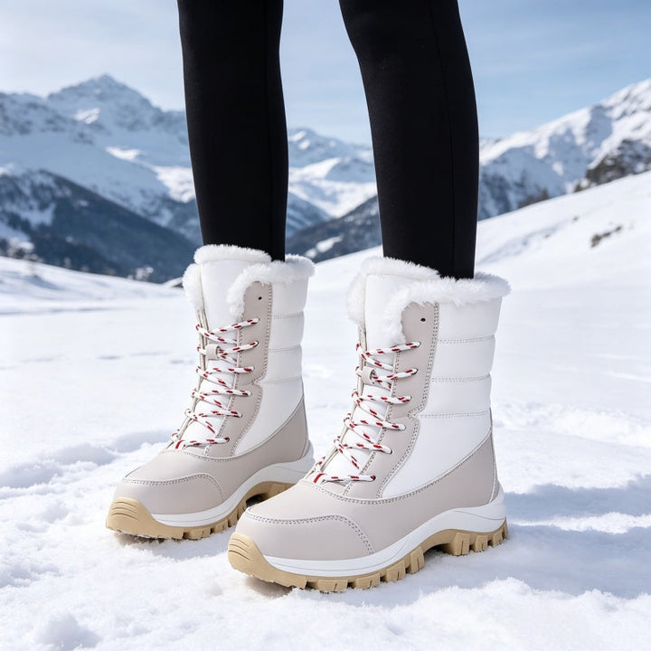 Apple | Waterproof Plush-Lined Mid-Calf Snow Boots