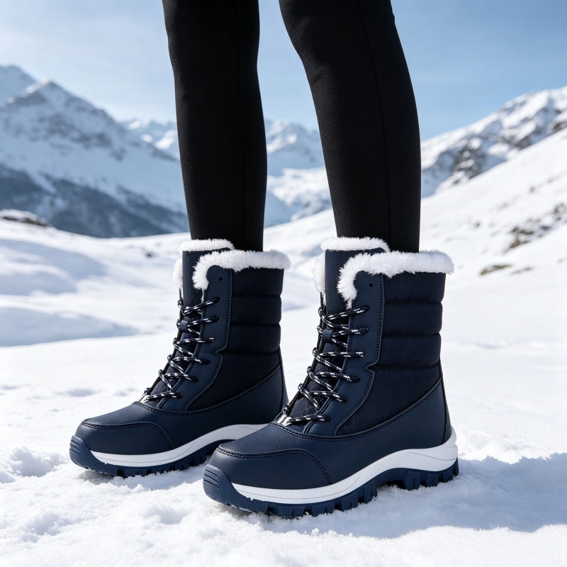 Apple | Waterproof Plush-Lined Mid-Calf Snow Boots