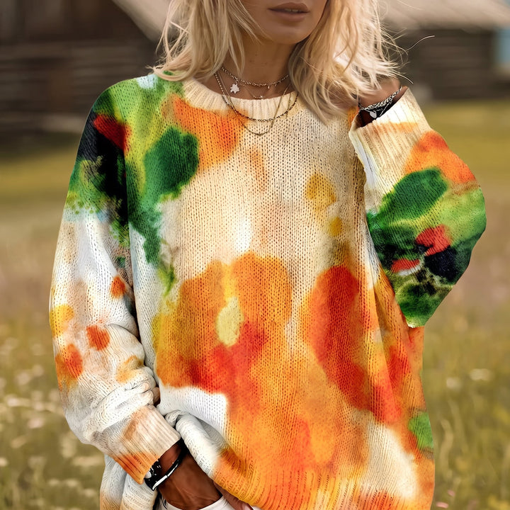 Juliette | Painterly Relaxed Sweater