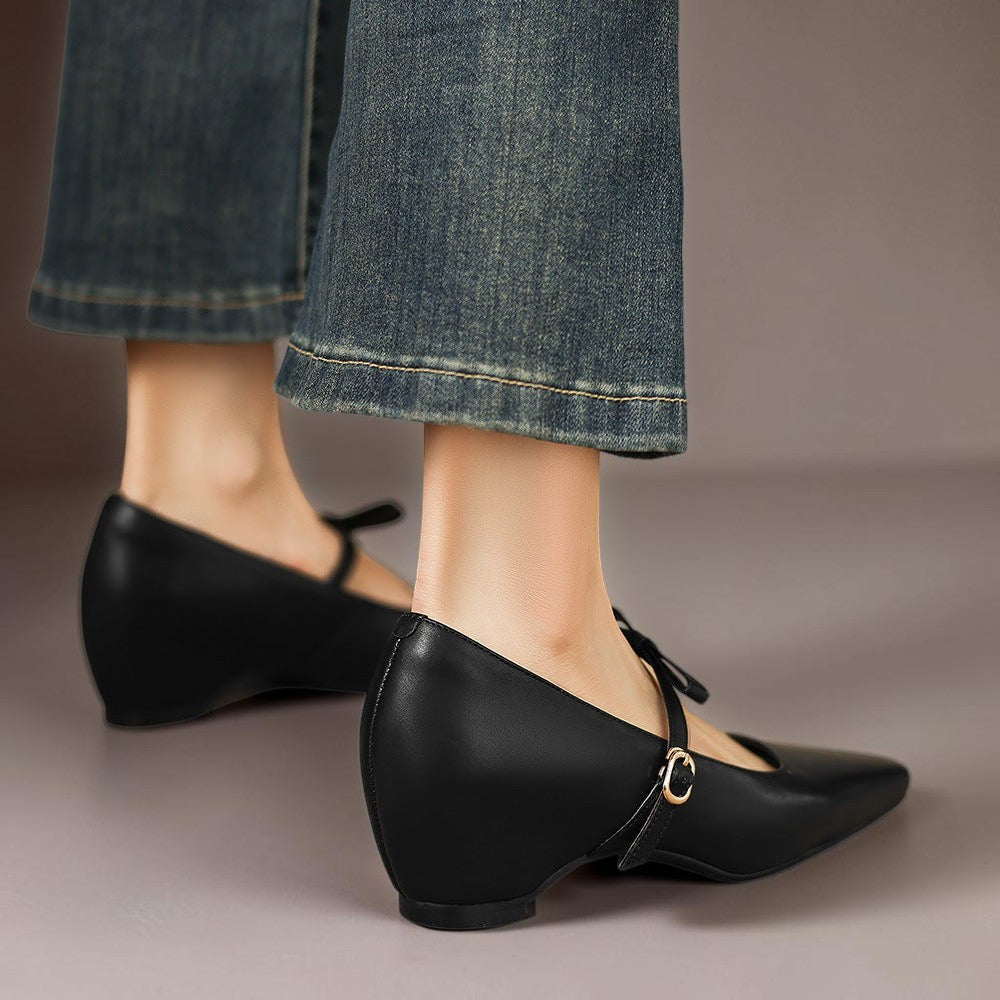 Phoebe | Bow-Strap Mary Jane Pumps