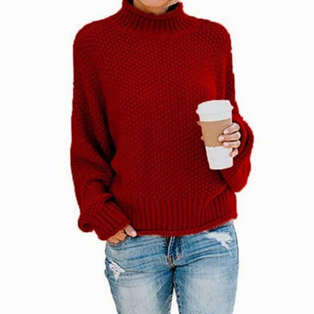 Beatrix | Oversized Chunky Turtleneck Jumper