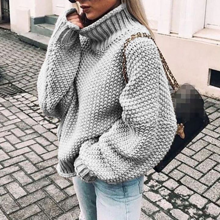 Beatrix | Oversized Chunky Turtleneck Jumper