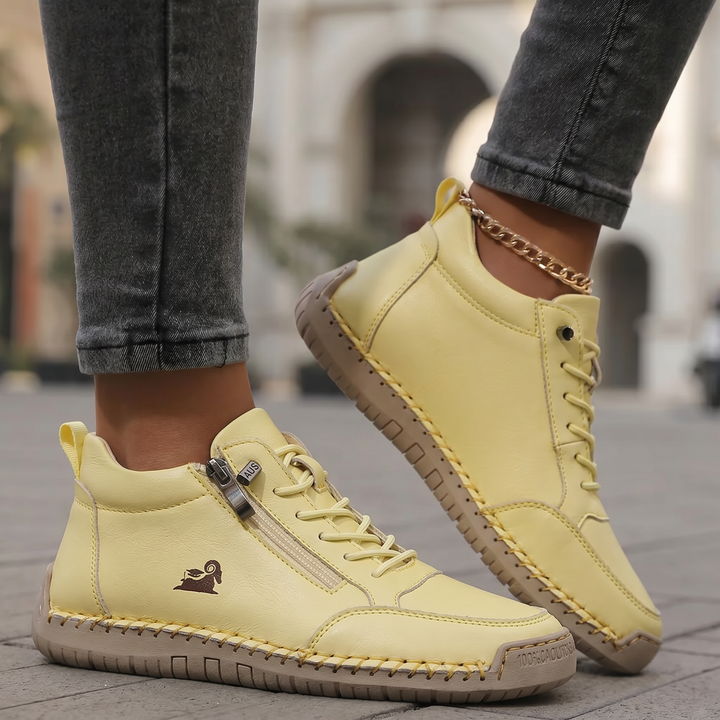 Mila — Komfortable &amp; Stützende Sneakers mit Reißverschluss